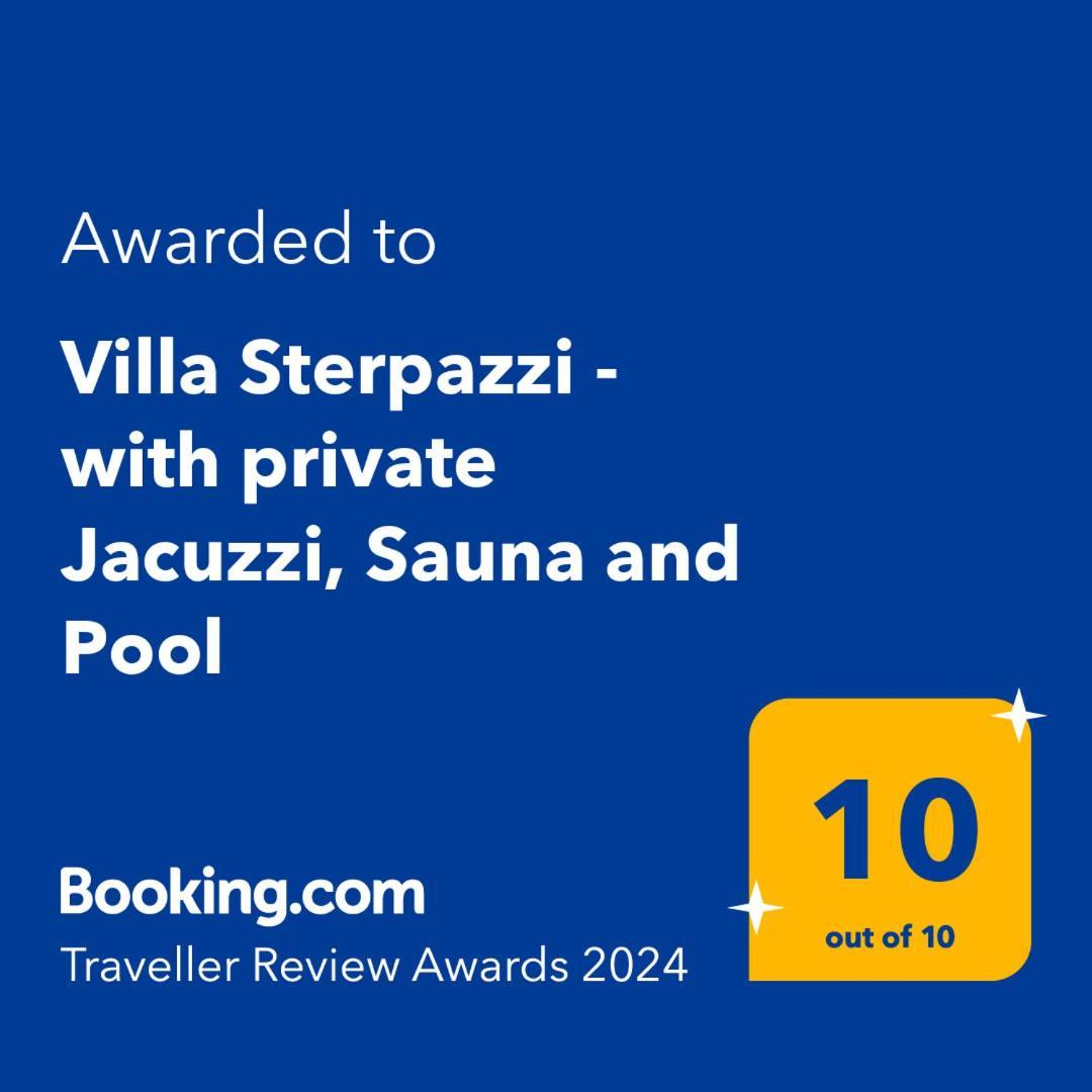 Villa Sterpazzi - Near Porec With Sea View, Private Jacuzzi, Sauna And Pool Višnjan Zewnętrze zdjęcie
